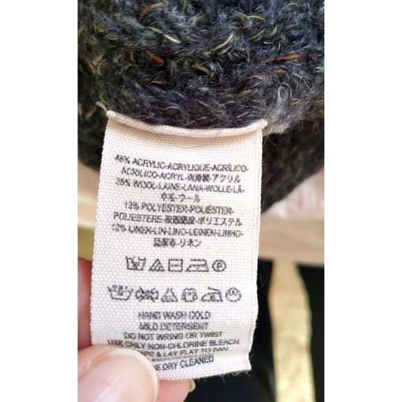 free people women's sweater XS Gray Cropped Wool - Picture 4 of 5